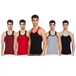 Pack of 5 Men Sleeveless Vest-image-57