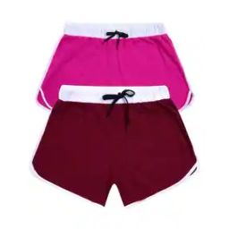 Pack of 2 Girls Regular Fit Bermuda Shorts-image-82