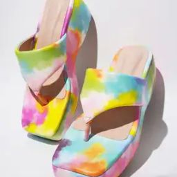 Open-Toe Slip-On Heeled Sandals-32