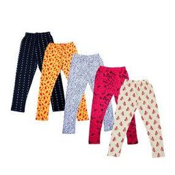 indiweaves Leaf Print Ankle Length Basic Leggings-picture-1