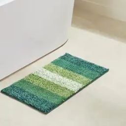 Microfiber Striped Antiskid Bath Mat 28'' x 20''-image-8