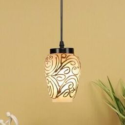 Printed Glass Hanging Lamp-42