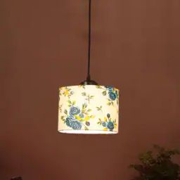 Floral Print Hanging Lamp-image-10