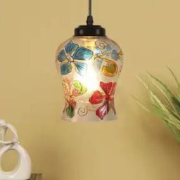 Floral Print Hanging Lamp-19