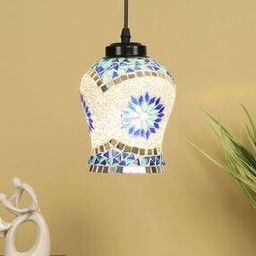 Printed Glass Hanging Lamp-23