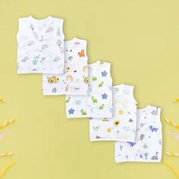 yuv Pack of 5 Printed Button-Down T-shirts image 1