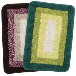 Pack of 2 Soft Cotton Anti-Slip Bathmats 35x50 cm-image-45