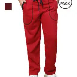 Pack of 2 Boys Straight Track Pants with Elasticated Drawstring Waist-image-18