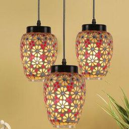 Set of 3 LED Compatible Cluster Hanging Lamps-image-119