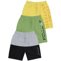 Pack of 3 Typographic Print Bermuda Shorts-picture-12