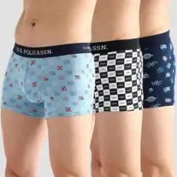 Pack of 2 Women Printed Trunks with Elasticated Waist-picture-8