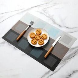 Set of 4 Checked PVC Placemats-image-23