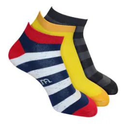 Pack of 3 Striped Ankle-Length Socks-25
