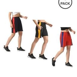 Women Pack of 3 Mid-Rise Shorts with Elasticated Waist-picture-21