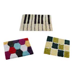 Pack of 3 Anti-Skid Cotton Door Mats 16"x 24"-image-37