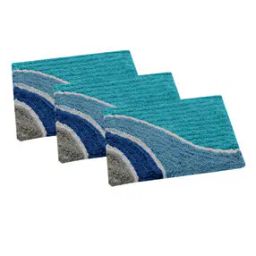 Pack of 3 Anti-Skid Cotton Door Mats 16"x 24"-image-38