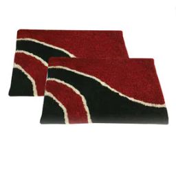 Pack of 2 Anti-Skid Cotton Door Mats 16"x 24"-43