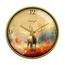 Printed Round Analogue Wall Clock-image-93