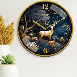 Printed Round Analogue Wall Clock-image-71