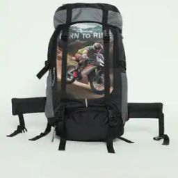 Men Printed Travel Backpack with Bottle Holder-29