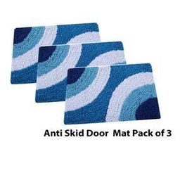 Pack of 3 Anti-Skid Cotton Door Mats 16"x 24"-image-45