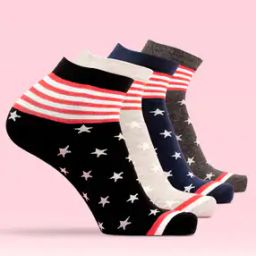 Men Pack of 4 Ankle-Length Socks-8