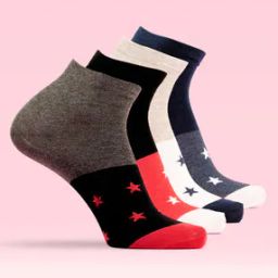 Men Pack of 4 Ankle-Length Socks-image-17