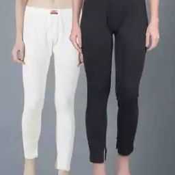 Pack of 2 Women Slip-On Thermal Leggings-image-36