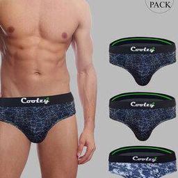 Pack of 3 Geometric Print Briefs-image-43
