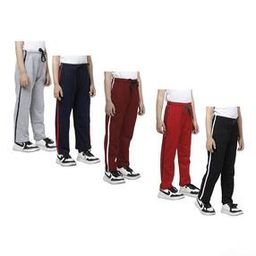 Boys Pack of 5 Track Pants with Elasticated Drawstring Waist-40