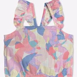 Printed Square-Neck Top-45