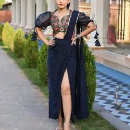 Women Floral Print Straight Dress-13