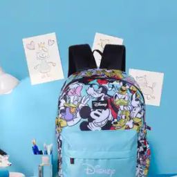 Mickey Mouse Print Travel Backpack-image-50
