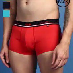 Pack of 4 Trunks with Elasticated Waistband-image-63