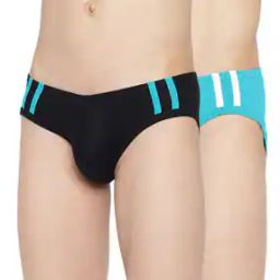 Pack of 2 Regular Briefs with Elasticated Waist-image-50