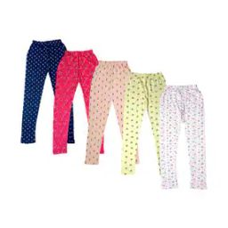 Pack of 5 Printed Leggings-image-138