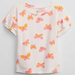 Printed Top with Ruffle Accent-picture-20