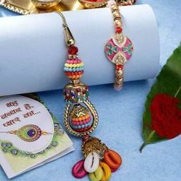 Set of 2 Beaded Rakhi-52