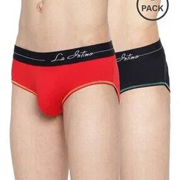 Pack of 2 Regular Briefs with Elasticated Waist-image-42