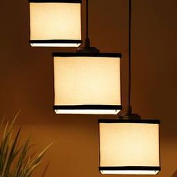 Cotton Square Cluster Hanging Lamp -image-16