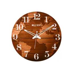 Printed Wooden Silent Movement Wall Clock-48