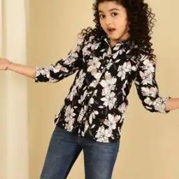 Girls Floral Print Regular Fit Top-picture-37