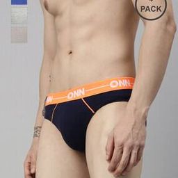 Pack of 4 Briefs with Elasticated Waistband-picture-11
