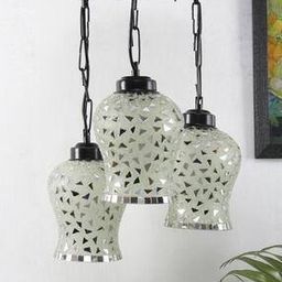 Set of 3 LED Compatible Cluster Hanging Lamps-image-14