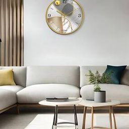 Graphic Print Round Wall Clock-15