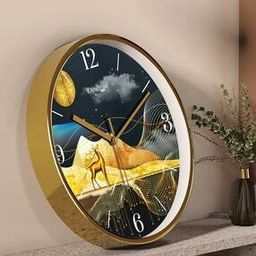 Graphic Print Round Wall Clock-picture-2