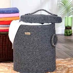 Multipurpose Laundry Basket with Lid-29