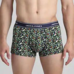 Men Printed Trunks with Elasticated Waist-picture-18