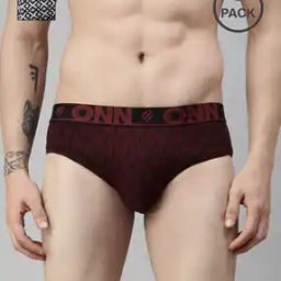 Pack of 2 Printed Briefs with Logo Waistband-image-38