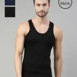 Pack of 3 Men Sleeveless Vests-image-45